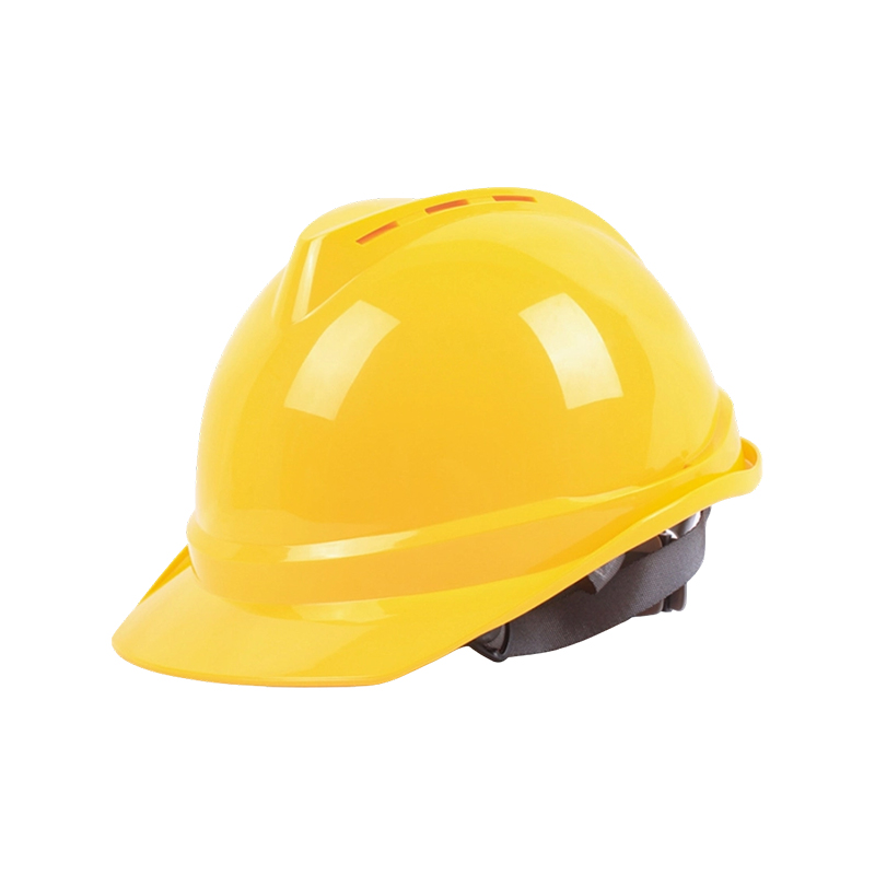 Capacete de segurança industrial ventilado em forma de V