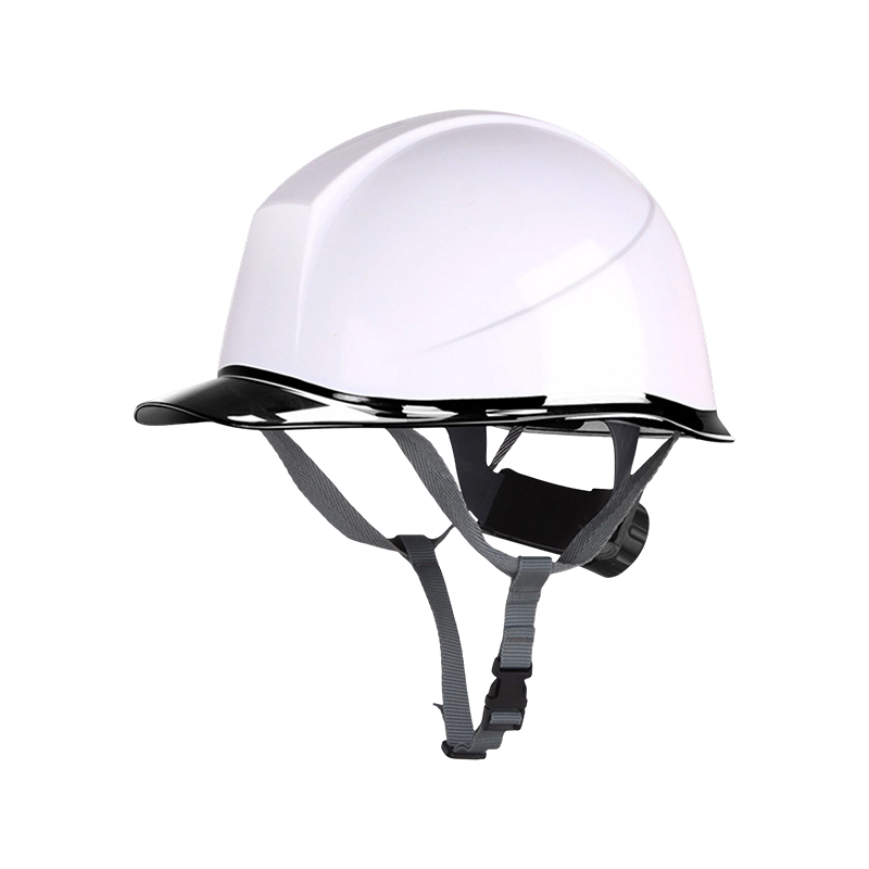 Capacete de Segurança Industrial Bicolor com Aba Transparente