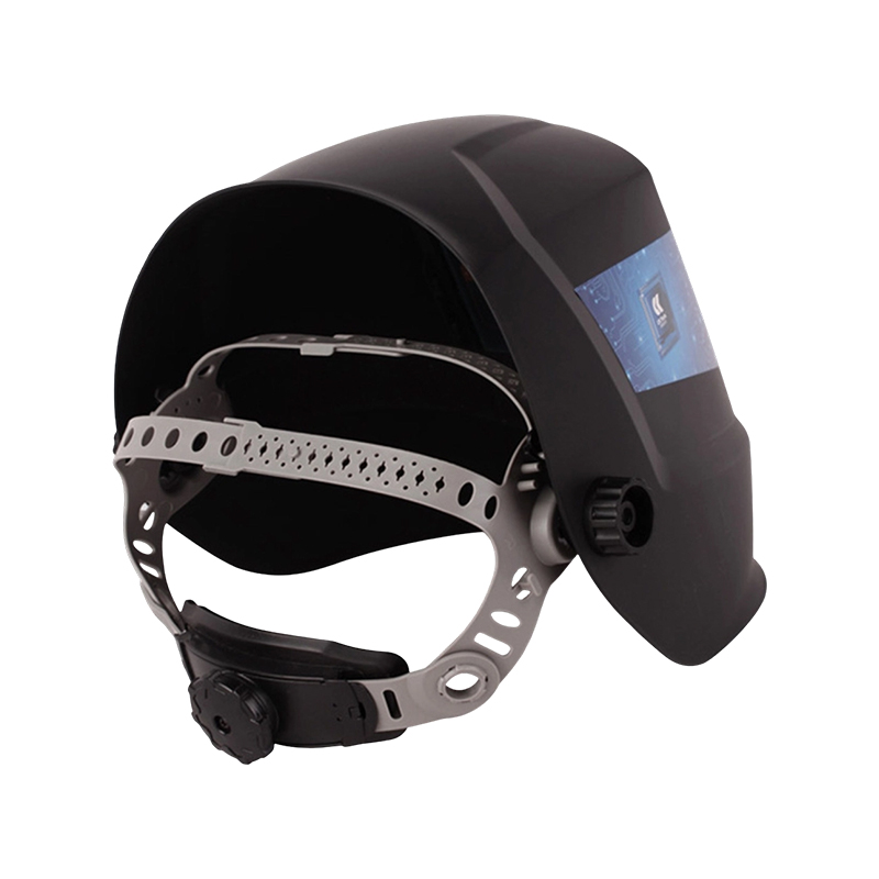 Capacete de soldagem com escurecimento automático de cor verdadeira para janela grande