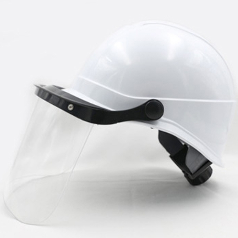 Capacete de segurança antiarco para eletricista com viseira integrada
