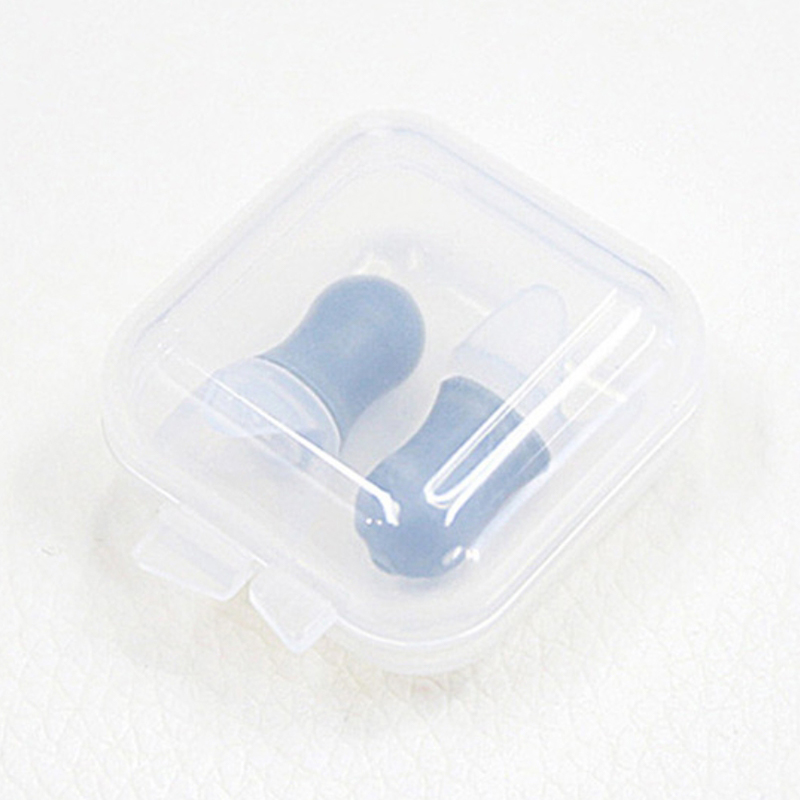 Tampões auditivos reutilizáveis ​​de redução de ruído voador de silicone