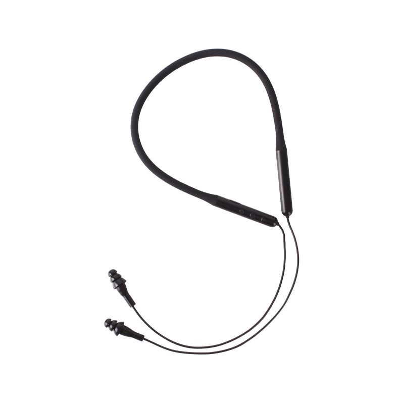 Fones de ouvido eletrônicos de proteção auditiva Bluetooth com fita para o pescoço
