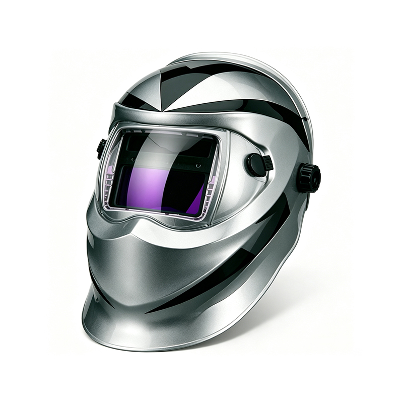 Capacete de soldagem digital com escurecimento automático solar com controles de tela sensível ao toque
