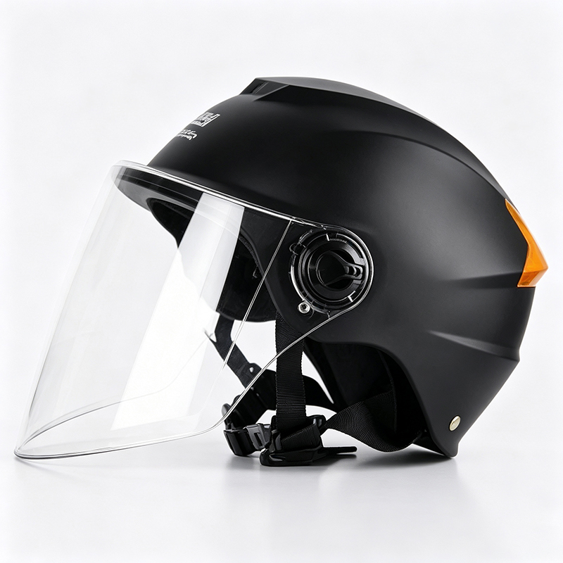 Capacete utilitário com proteção ocular integrada