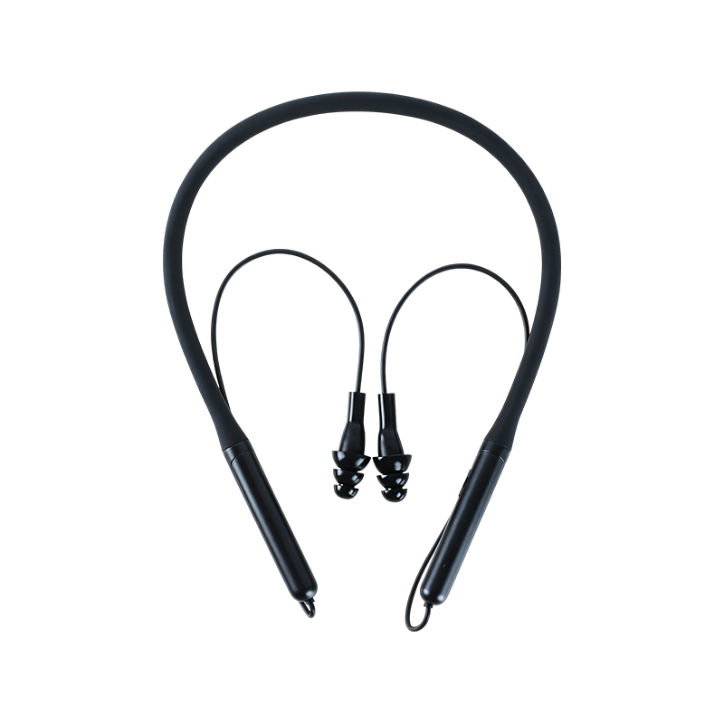 Fones de ouvido eletrônicos de proteção auditiva Bluetooth com fita para o pescoço