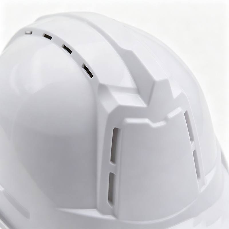 Capacete de segurança industrial ABS multiventilado de alta respirabilidade