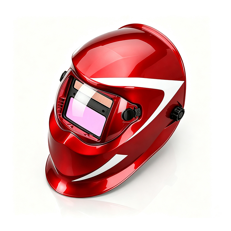 Capacete de soldagem digital com escurecimento automático solar com controles de tela sensível ao toque