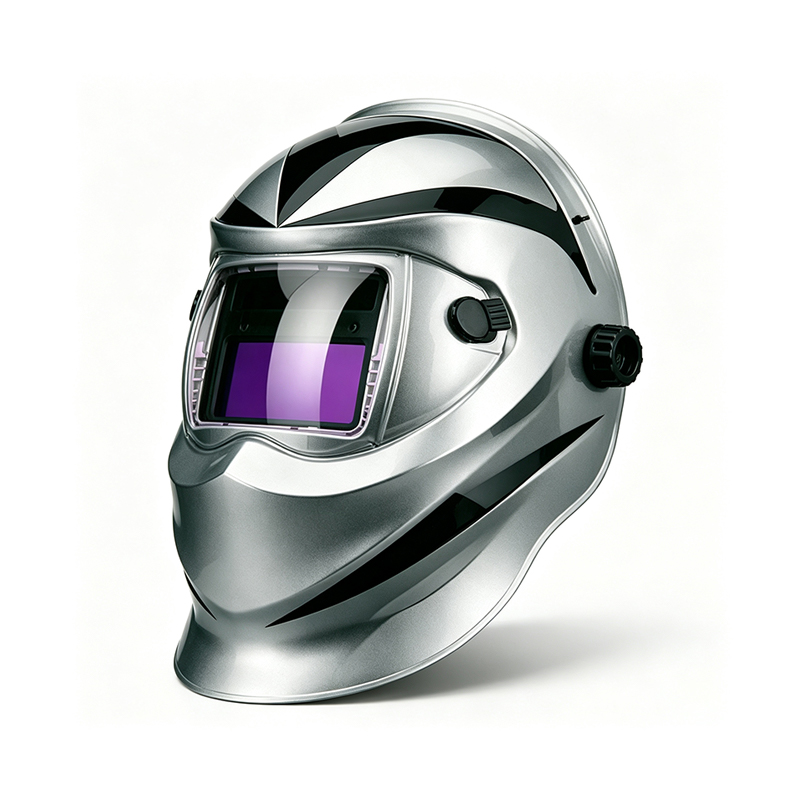 Capacete de soldagem digital com escurecimento automático solar com controles de tela sensível ao toque