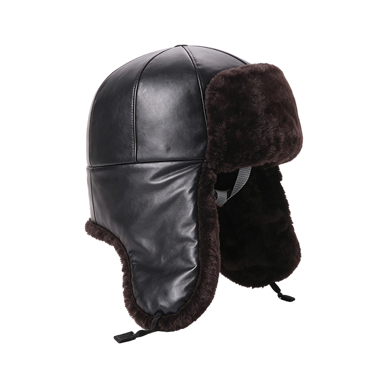 Capacete de segurança à prova de frio com forro de caxemira de lã real