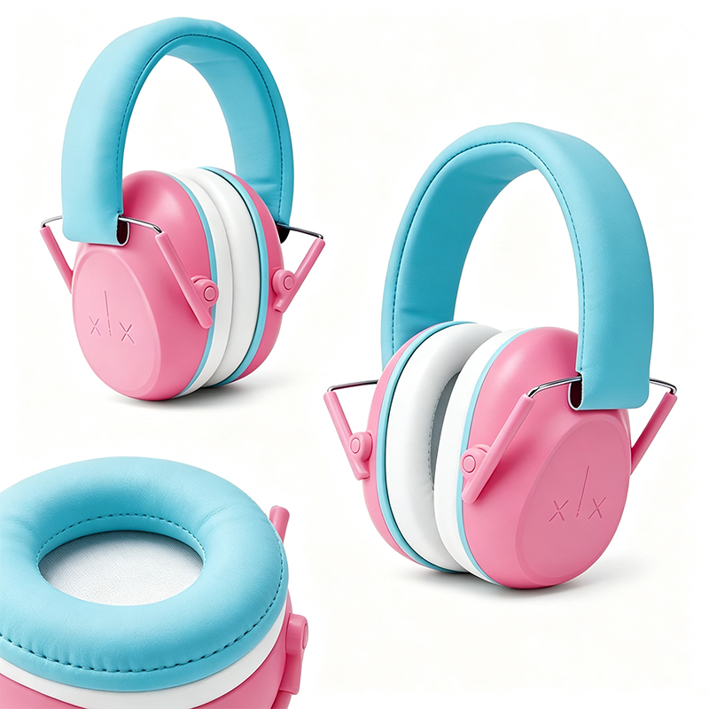 Protetores auriculares ajustáveis ​​para crianças com redução de ruído