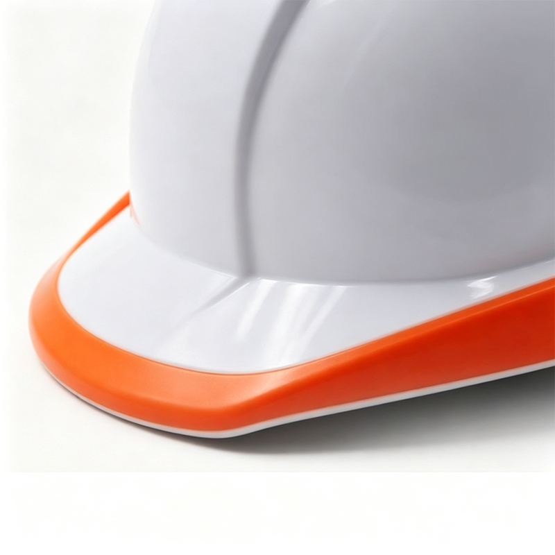 Capacete de segurança industrial fluorescente de alta visibilidade