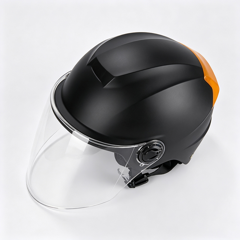 Capacete utilitário com proteção ocular integrada