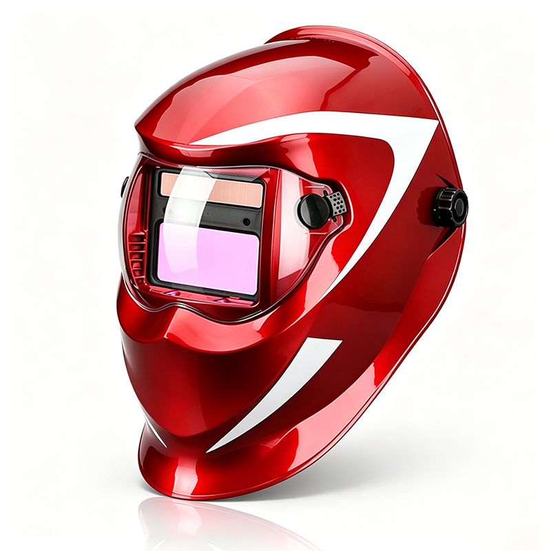 Capacete de soldagem digital com escurecimento automático solar com controles de tela sensível ao toque