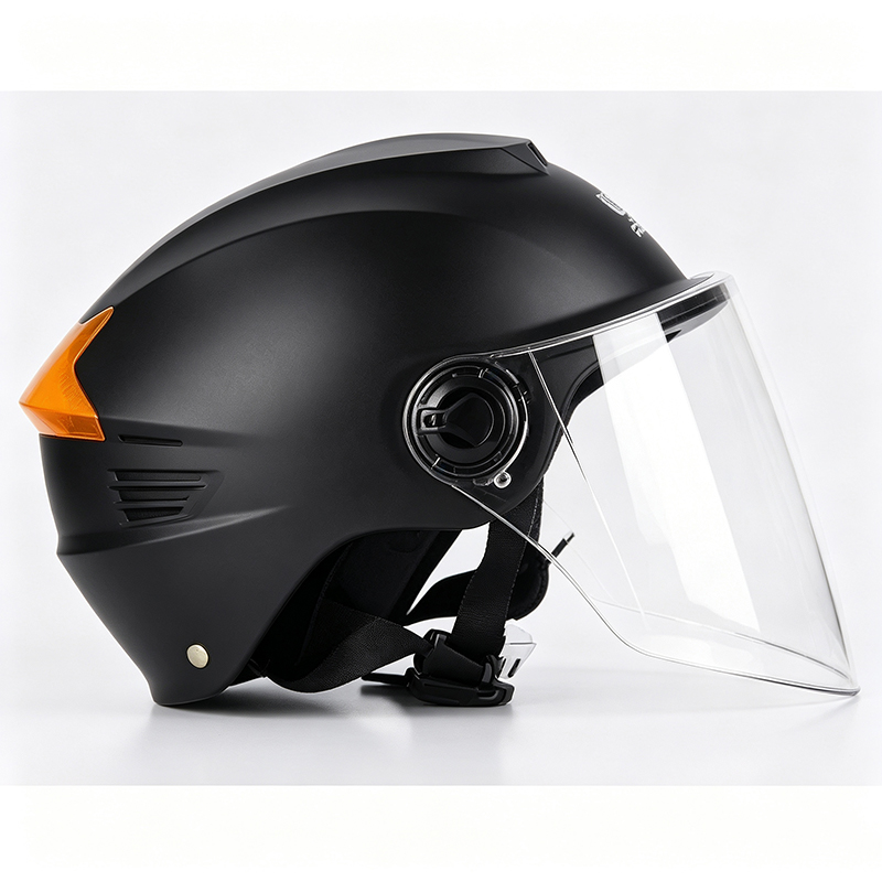 Capacete utilitário com proteção ocular integrada
