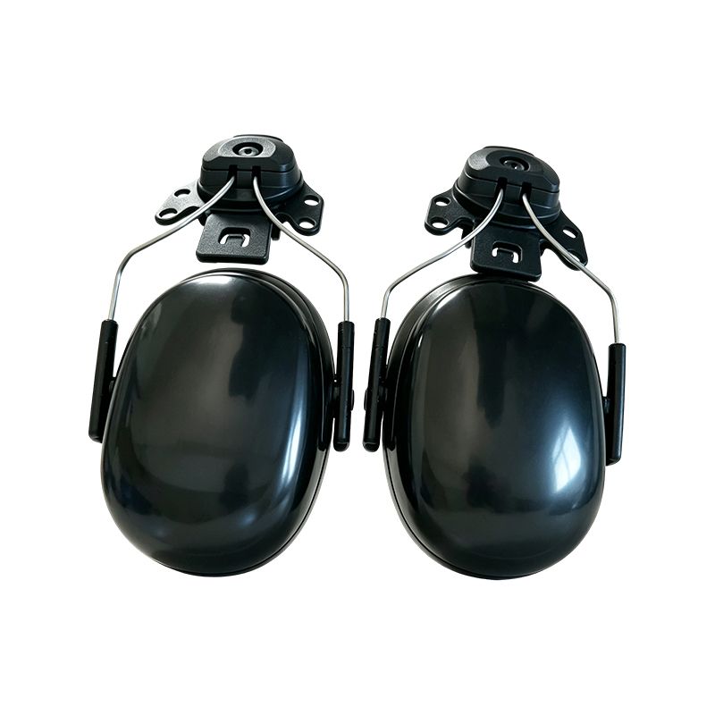 Protetores auriculares industriais plugáveis ​​montados em capacete