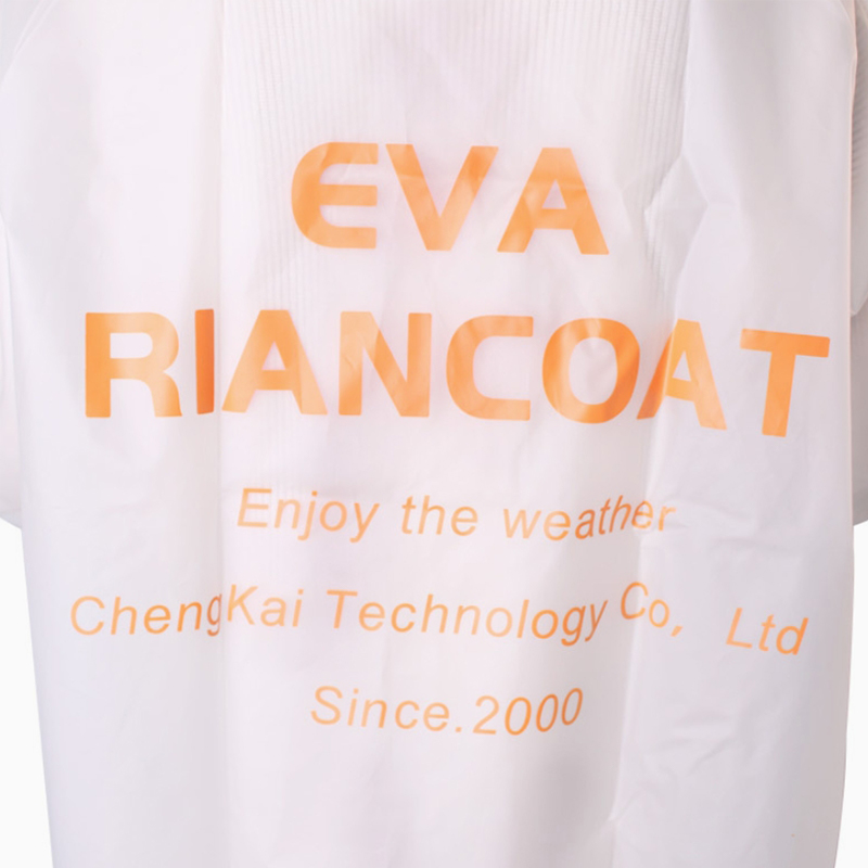 Capa de chuva adulta espessada reutilizável de EVA