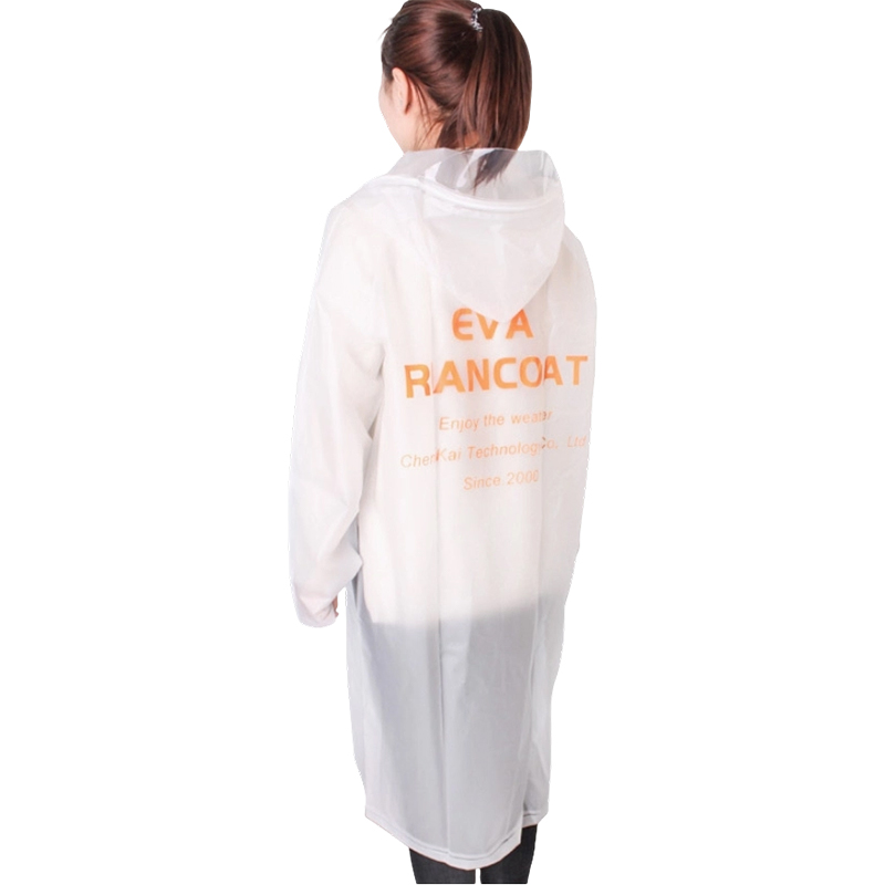 Capa de chuva adulta espessada reutilizável de EVA