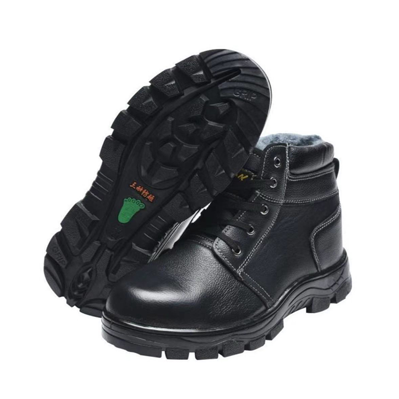 Sapatos de segurança quentes com forro de lã