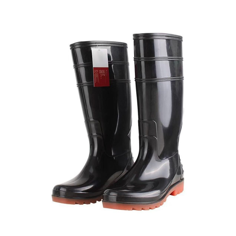 Botas de chuva de PVC moldadas por injeção resistentes a produtos químicos Botas de chuva de PVC moldadas por injeção resistentes a produtos químicos