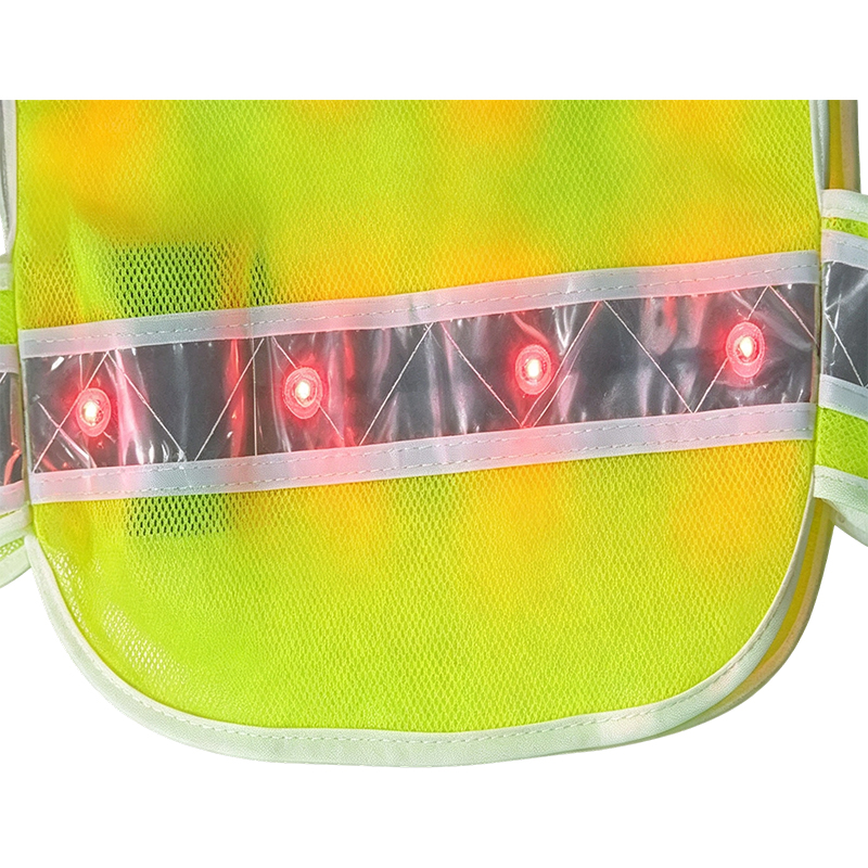 Colete de segurança reflexivo com LED iluminado ativo