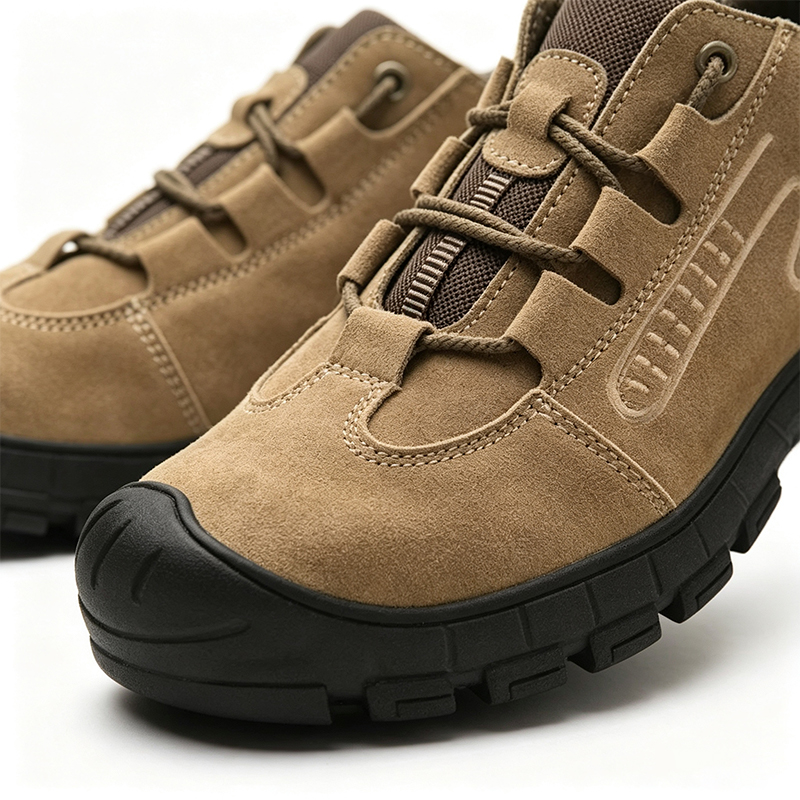 Sapatos de segurança em camurça de borracha antifuros Kevlar