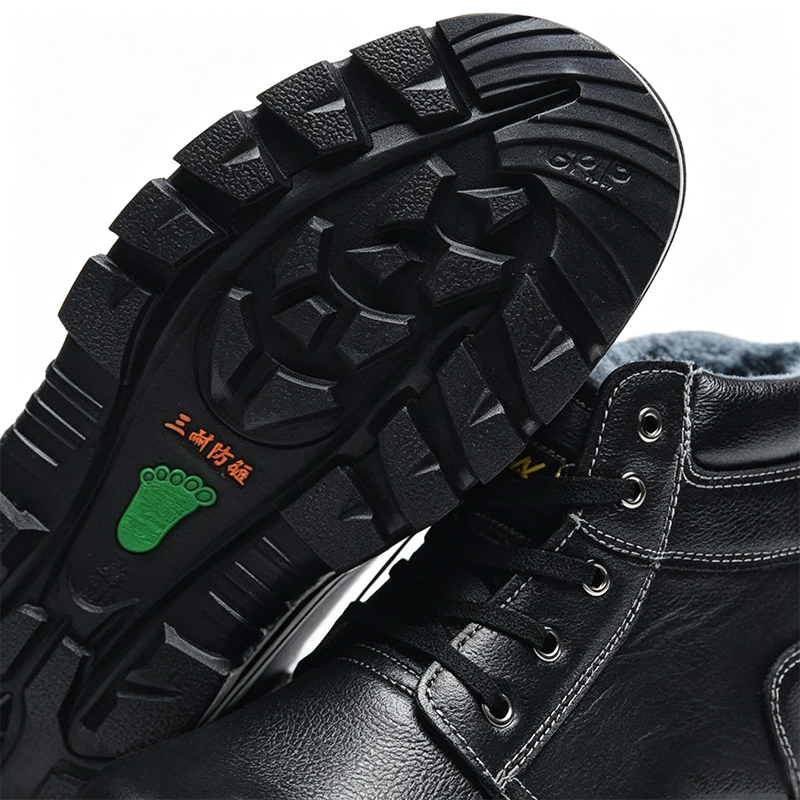 Sapatos de segurança quentes com forro de lã