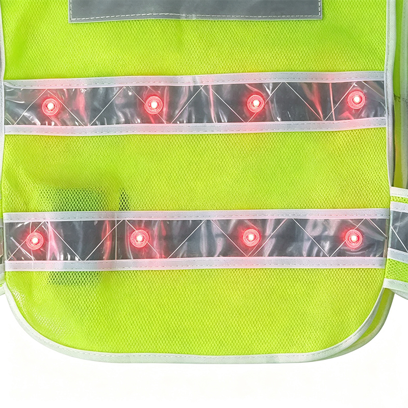 Colete de segurança reflexivo com LED iluminado ativo