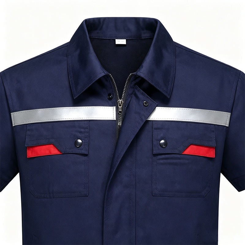 Conjunto de macacão de trabalho industrial antiestático