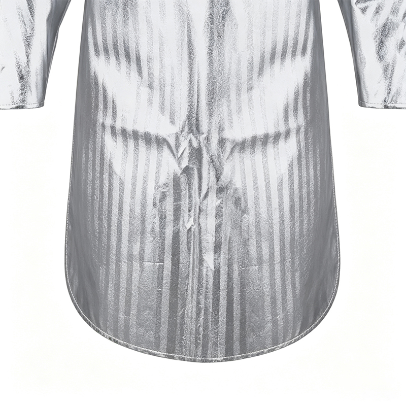 Traje de proteção resistente a altas temperaturas de entrada traseira