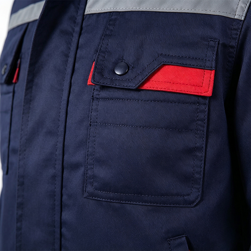 Conjunto de macacão de trabalho industrial antiestático