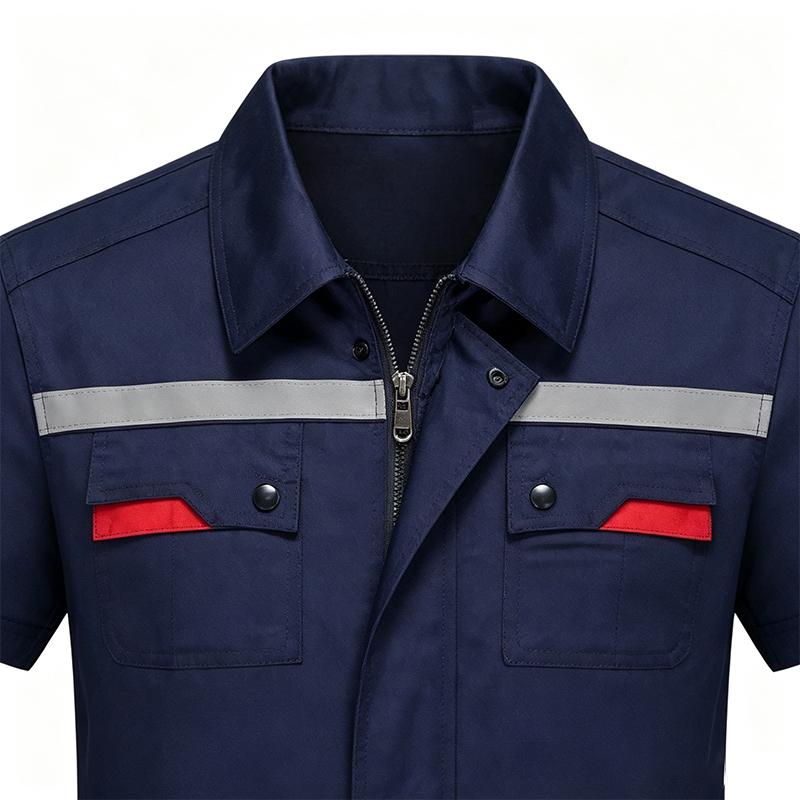 Conjunto de macacão de trabalho industrial antiestático