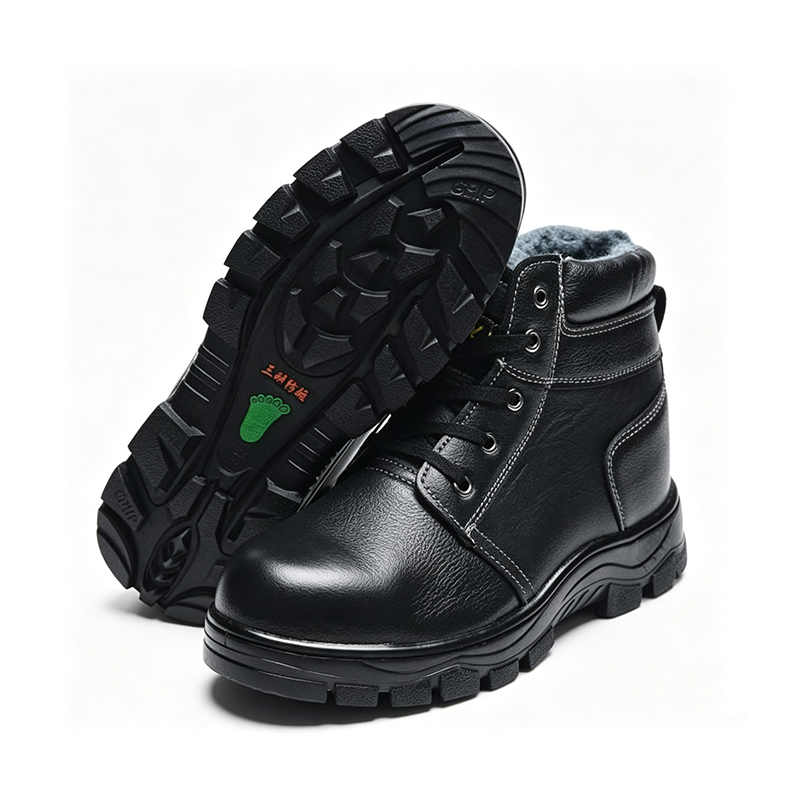 Sapatos de segurança quentes com forro de lã Sapatos de segurança quentes com forro de lã