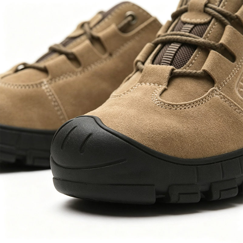 Sapatos de segurança em camurça de borracha antifuros Kevlar