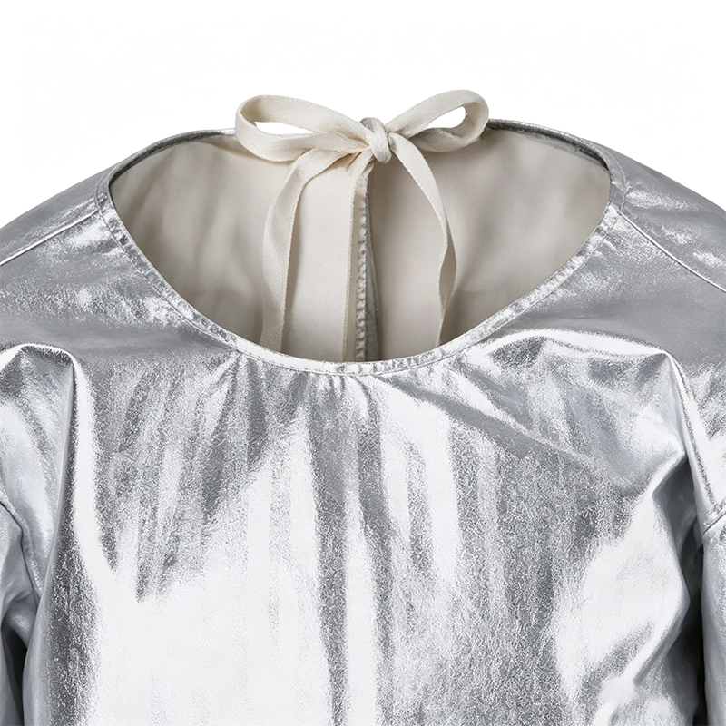 Traje de proteção resistente a altas temperaturas de entrada traseira