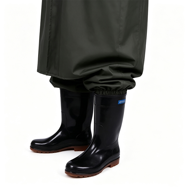Capa de chuva estilo casaco longo soldado sem costura