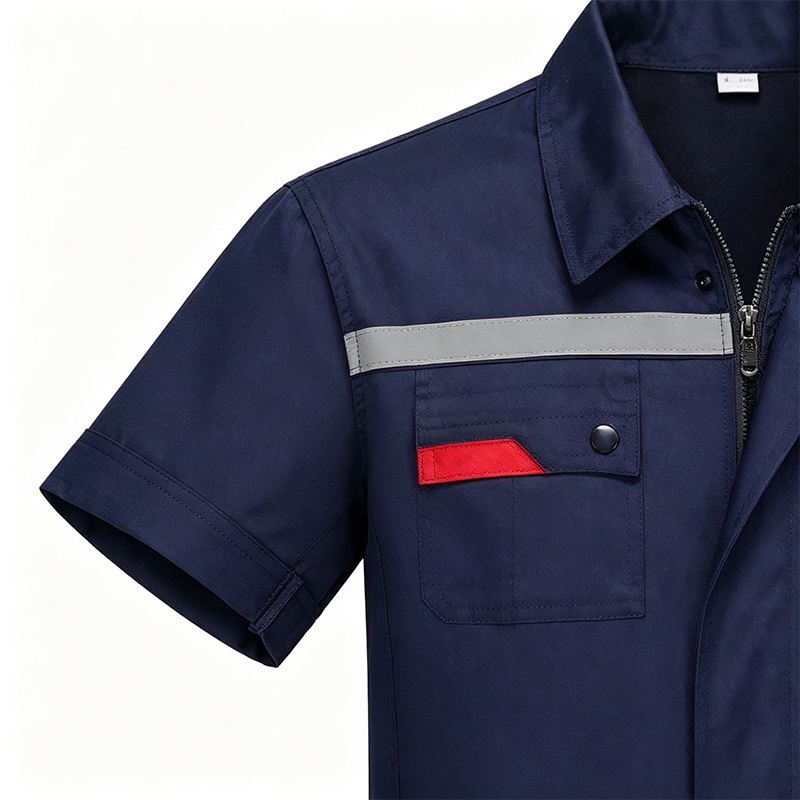 Conjunto de macacão de trabalho industrial antiestático