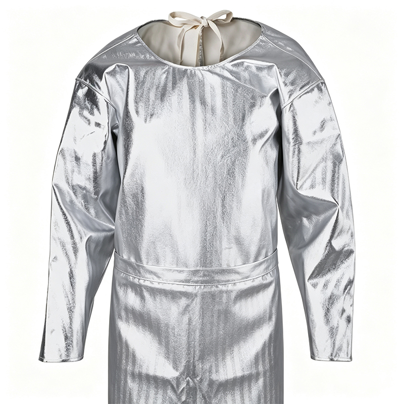 Traje de proteção resistente a altas temperaturas de entrada traseira
