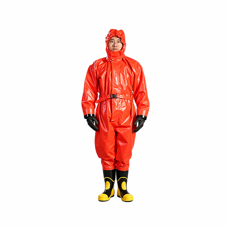 Fato de proteção química semi-fechado leve