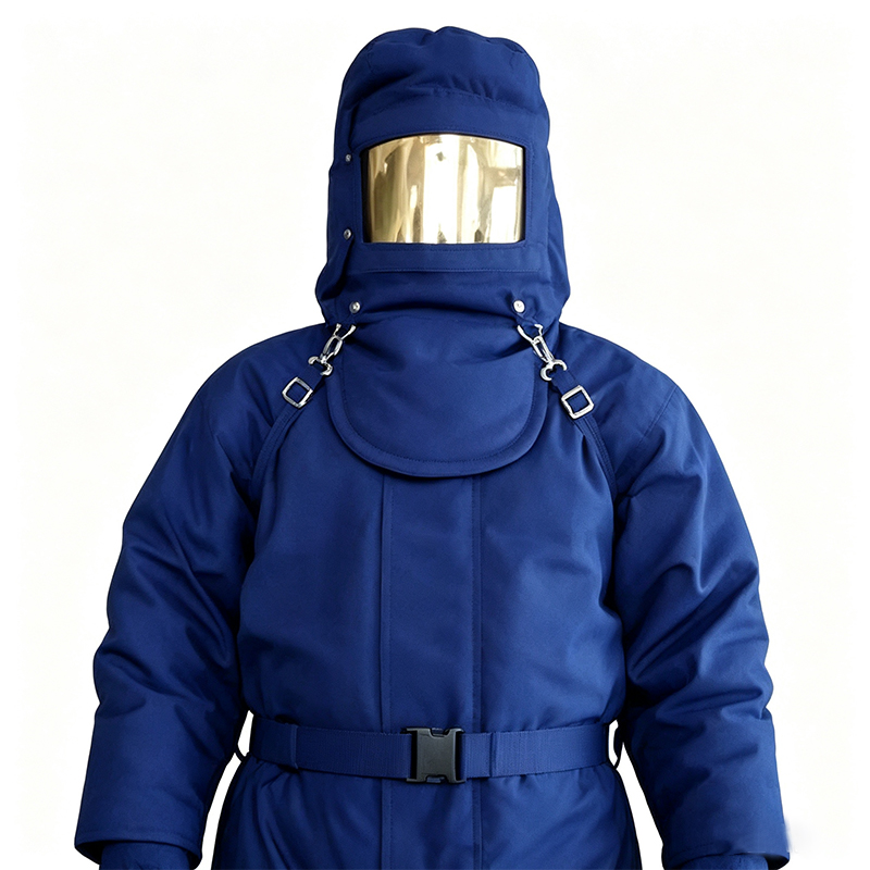 Kit de traje protetor de nitrogênio líquido criogênico