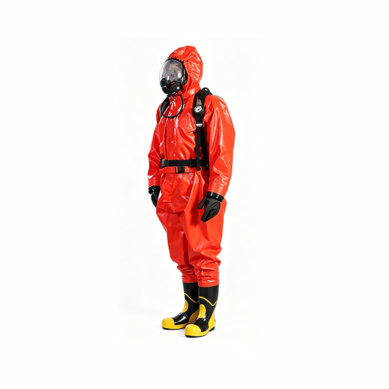 Traje de proteção química semi-fechado tipo respirador