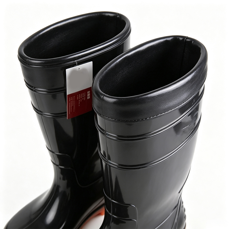Botas de chuva de PVC moldadas por injeção resistentes a produtos químicos