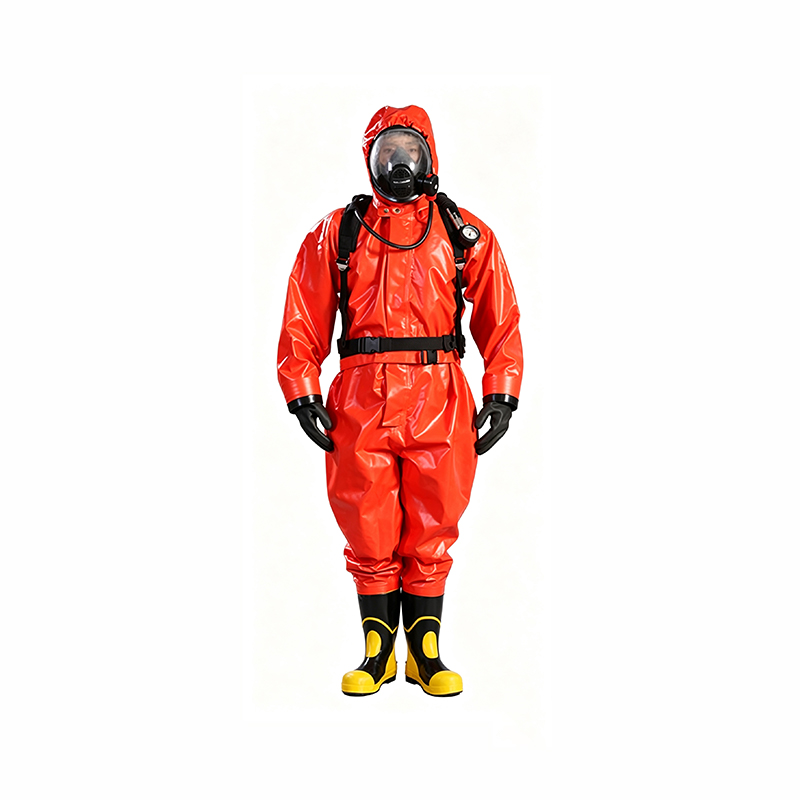 Traje de proteção química semi-fechado tipo respirador