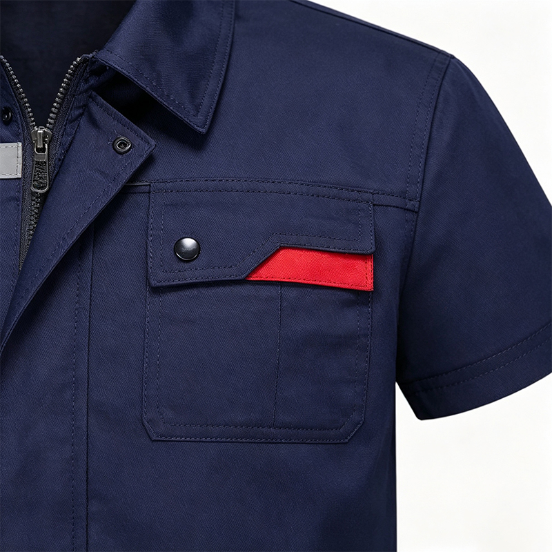 Conjunto de macacão de trabalho industrial antiestático
